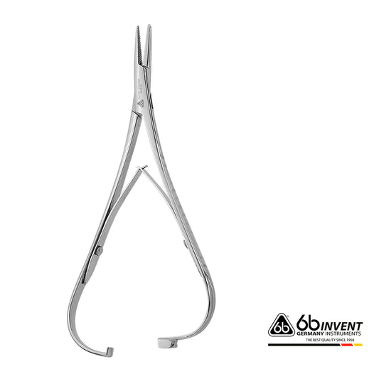 MATHIEU CURVED NEEDLE HOLDER (EXTRA FINE)
